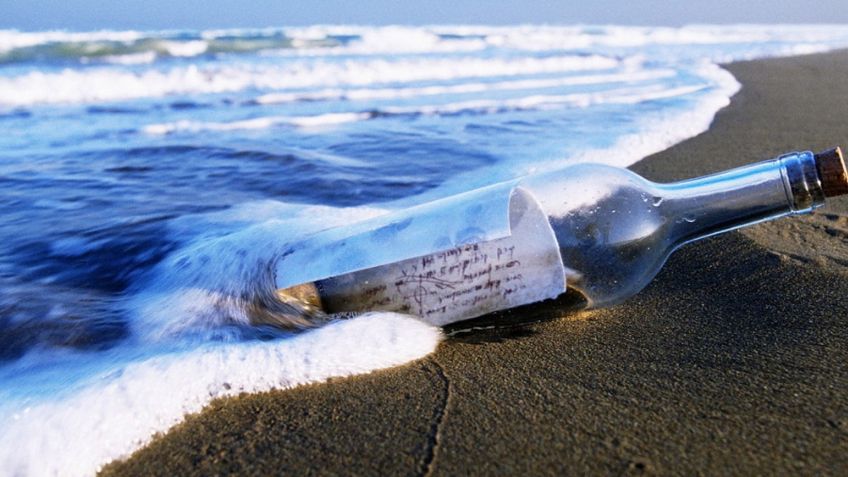 Botella con carta en las Bermudas es encontrada y lo que pasó después se ha viralizado en redes