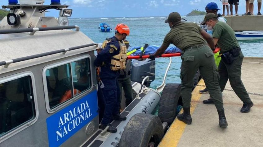 Armada Nacional de Colombia recupera 3 cuerpos de náufragos migrantes de Haití