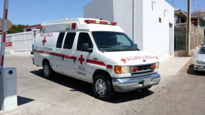 Guaymas: Cruz Roja traslada a hospital a menor quemada con agua hirviendo