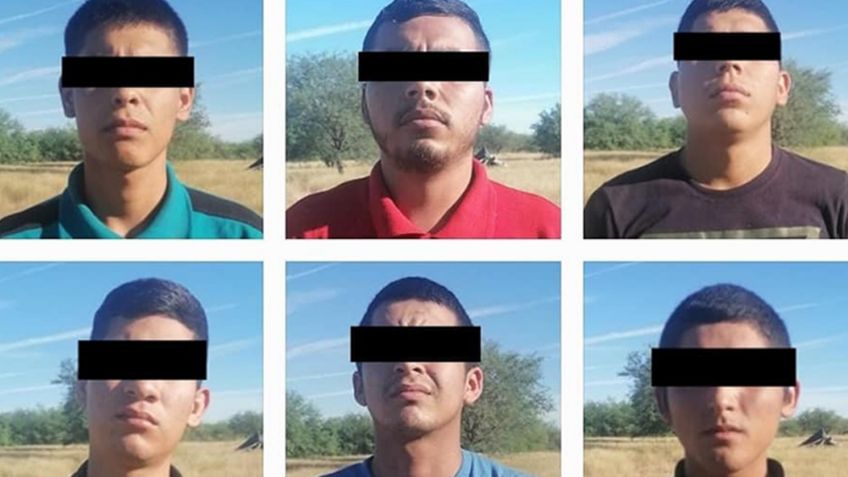 Caen seis presuntos sicarios armados en Guaymas; tienen entre 18 y 23 años de edad