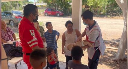 Cruz Roja lleva servicios de salud a zonas rurales del municipio de Cajeme