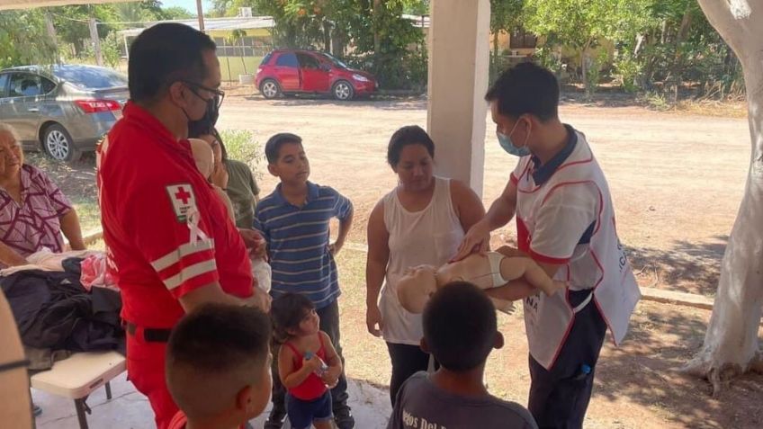 Cruz Roja lleva servicios de salud a zonas rurales del municipio de Cajeme