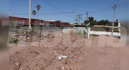 Cajeme: Crea controversia colocación de malla divisoria en las vías del tren de la colonia Benito Juárez