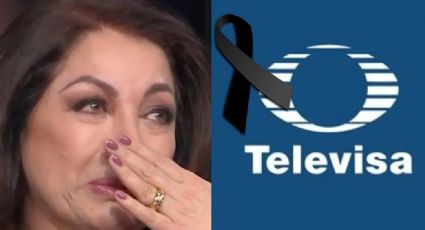 ¡Luto en Televisa! Querida actriz rompe en llanto en vivo y da trágica noticia: "Se me murió encima"