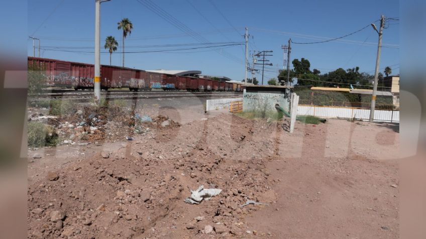 Cajeme: Crea controversia colocación de malla divisoria en las vías del tren de la colonia Benito Juárez