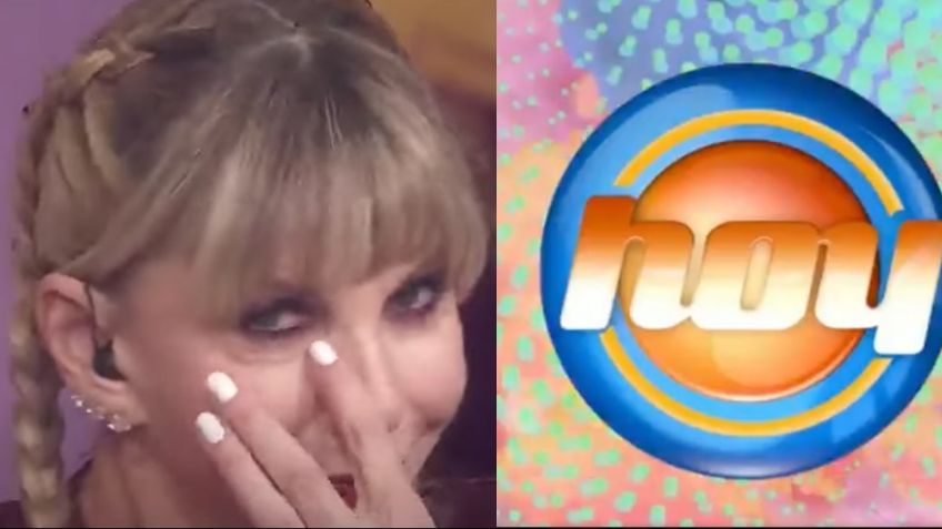 "Me echó al escusado": Sin ahorros y ahogada en llanto, conductora de Televisa explota en 'Hoy'