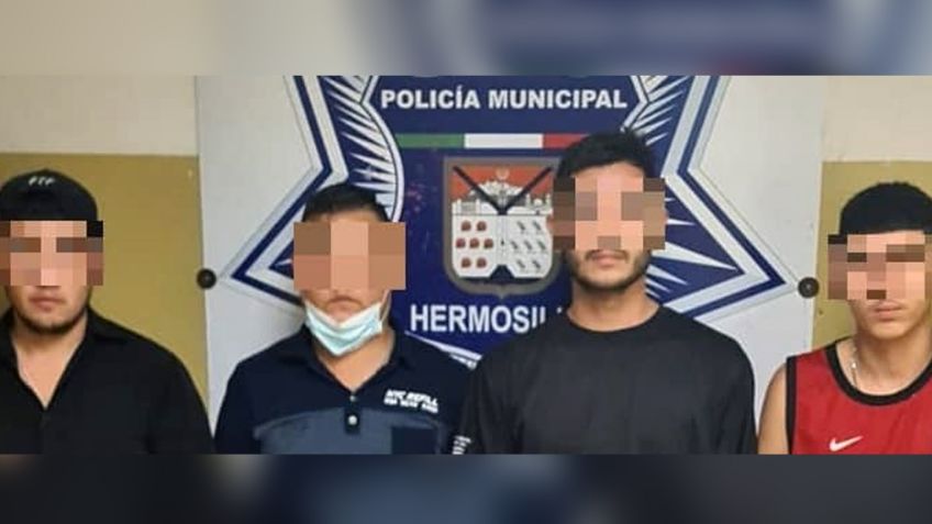 Tras fuerte persecución, rescatan a mujer 'levantada' en Hermosillo; hay cuatro detenidos