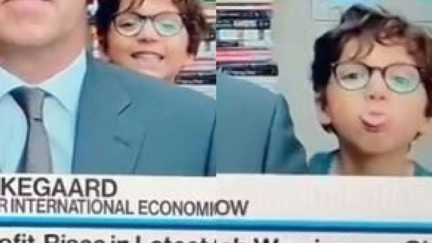 VIDEO: Niño se vuelve viral al interrumpir la entrevista televisiva de su padre