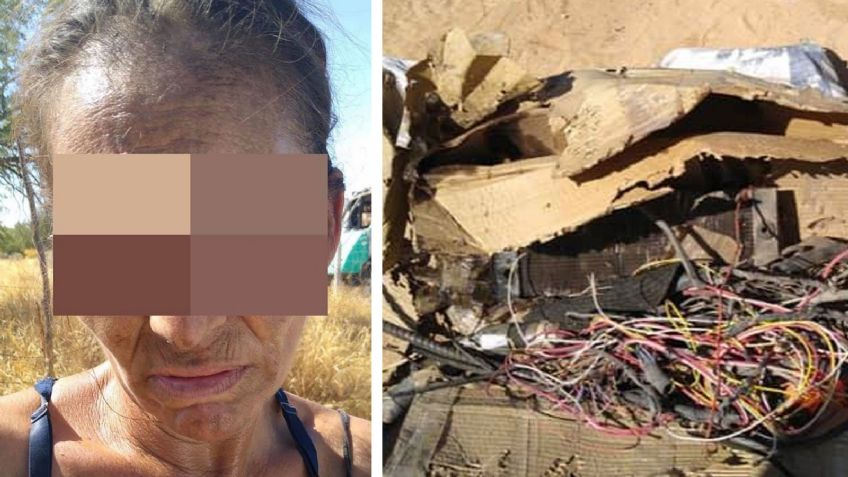 Sorprenden a una mujer robando material en el depósito de camiones en Hermosillo