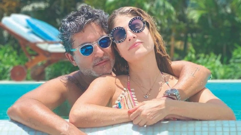 Tras dejar Televisa, 'El Negro' Araiza le dedica romántico mensaje a su novia 20 años menor