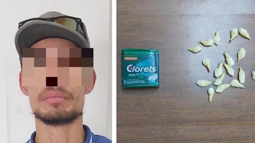 Cae supuesto 'tirador' en Hermosillo; escondía 18 dosis de 'crystal' en cajetilla de chicles