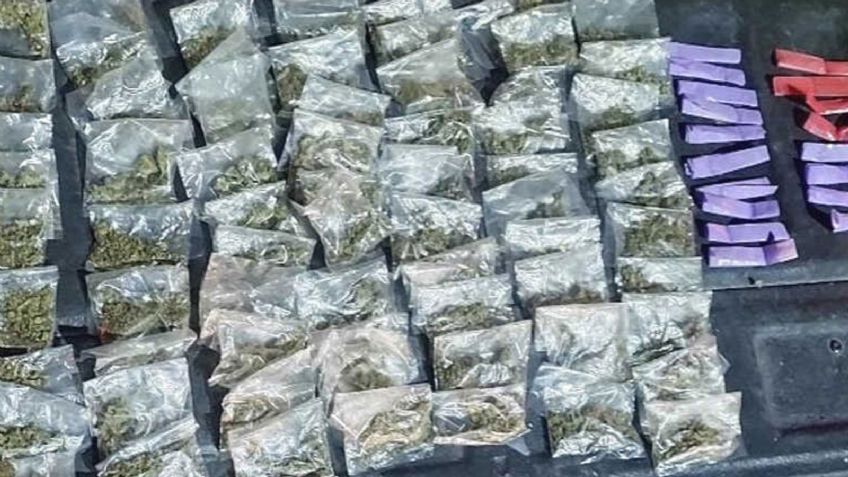 Golpe al crimen: Aseguran casi 100 envoltorios de droga en operativo por Hermosillo