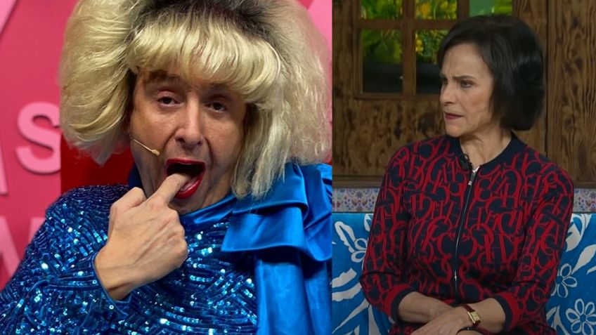 VIDEO: ¡Lo 'corren' de TV Azteca! Captan a Bisogno vestido de mujer y en pleno 'toqueteo' a joven