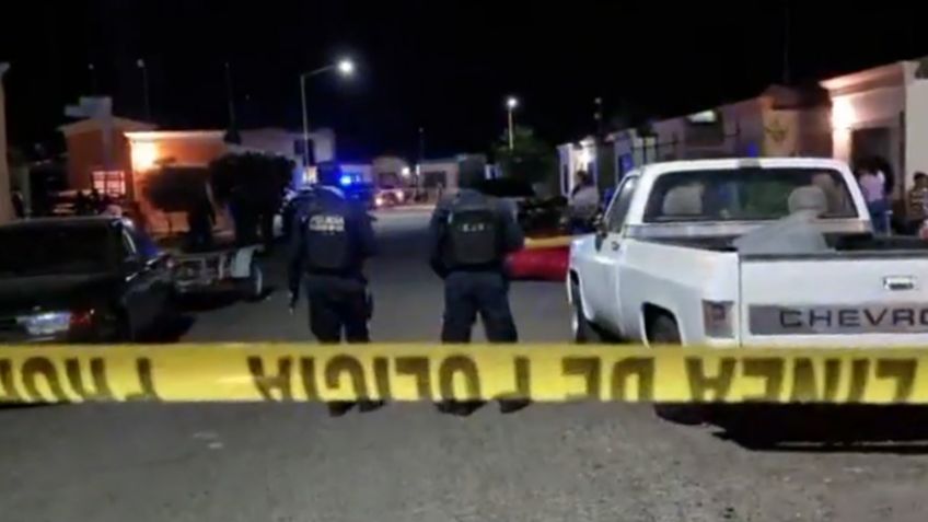 Sangre en Ciudad Obregón: Pistoleros acribillan a sujeto a metros de fiesta infantil