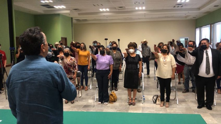 Cajeme: Alcalde Carlos Javier Lamarque Cano toma protesta a nuevos comisarios y delegados