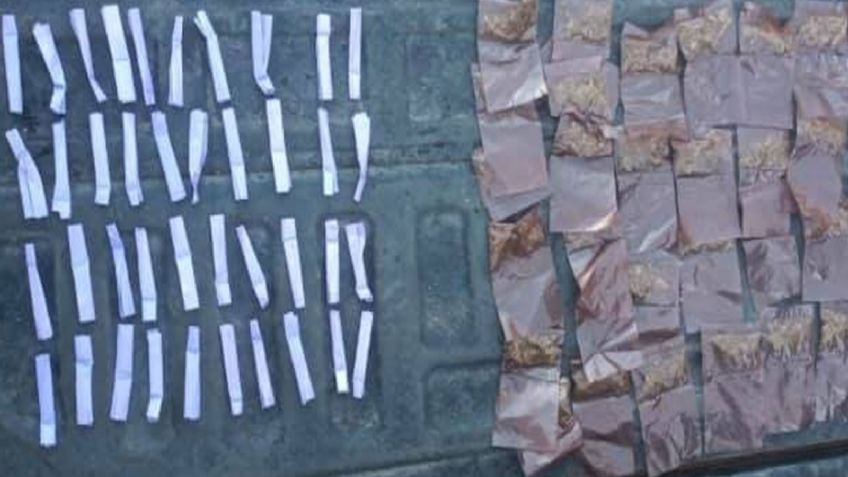 Alto al crimen en Hermosillo: Aseguran 80 dosis de droga; sospechosos huyeron sin dejar rastro