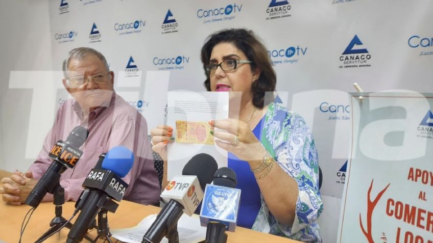 Canaco advierte sobre la presencia de billetes falsos de 100 y 50 pesos en el municipio de Cajeme