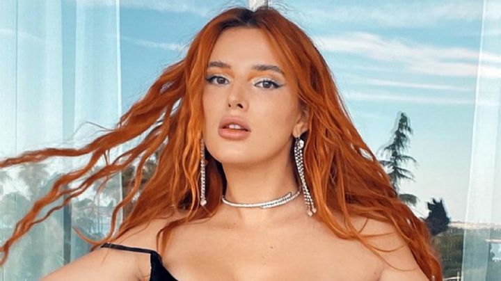 Desde la cama, la actriz Bella Thorne paraliza Instagram con escaso atuendo negro