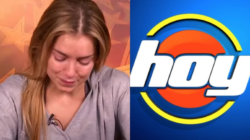 ¡Adiós 'Hoy'! 'Corren' a famosa actriz de Televisa y se ahoga en llanto al aire: "No se vale"