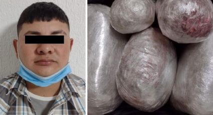 Detenido en Trincheras por la Guardia Nacional viajaba con más de tres kilos de marihuana