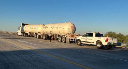 Hermosillo: Guardia Nacional asegura tractocamión que transportaba 40 toneladas de amoniaco