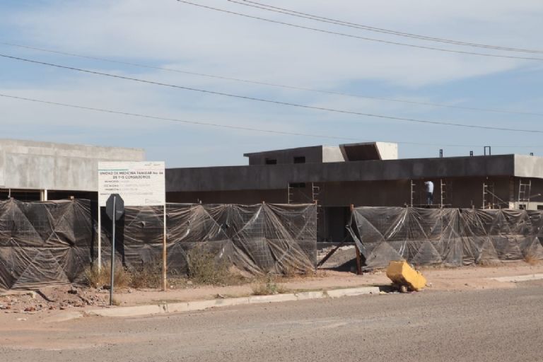 UMF 66 del IMSS en construcción