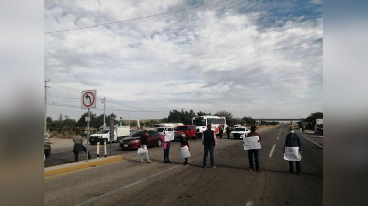 Sonora: Pobladores del ejido El Saucito se manifiestan por la falta de agua