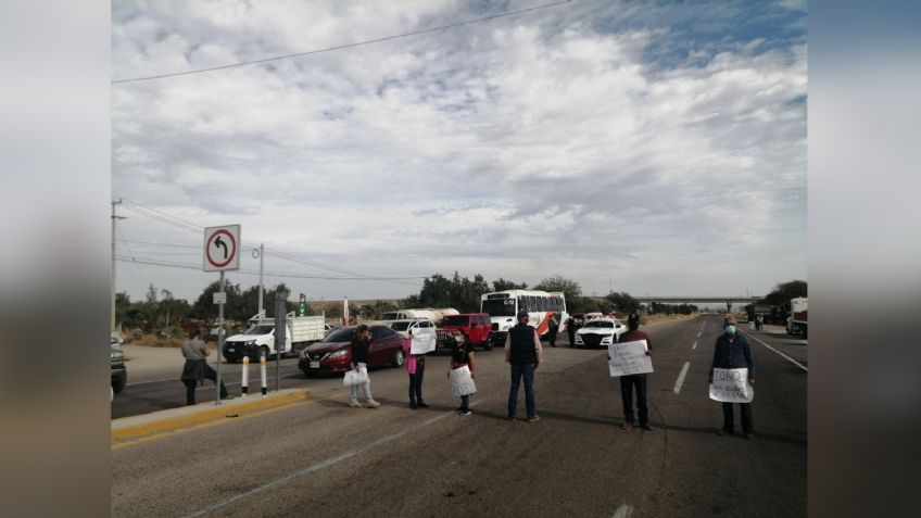 Sonora: Pobladores del ejido El Saucito se manifiestan por la falta de agua