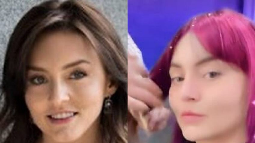 ¿Se pintó el pelo de rosa? Tras volver de Francia, Angelique Boyer impacta con nuevo 'look'