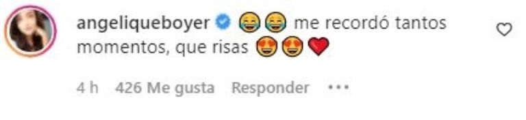 Comentario de Angelique Boyer