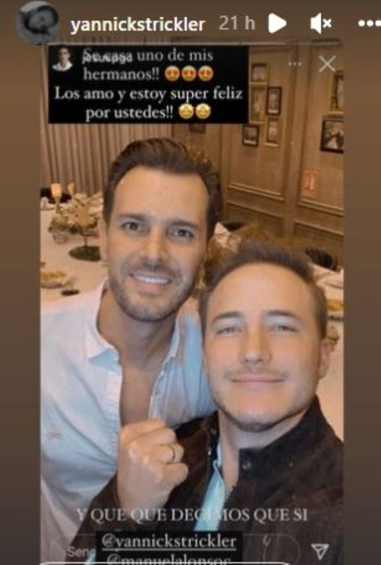 Fiesta de compromiso de Yannick Strickler 