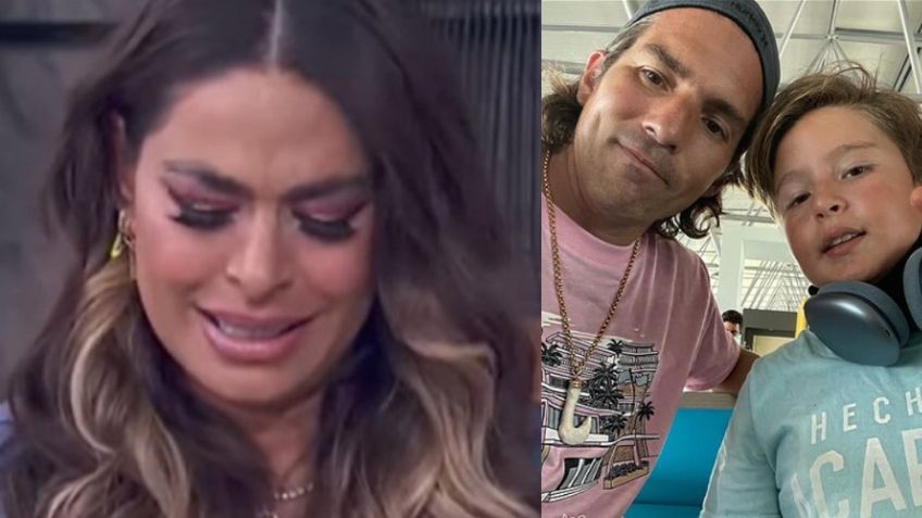 Bomba en Televisa: Esposo de Galilea Montijo 'huye' de México con su hijo; se queda sola y enferma