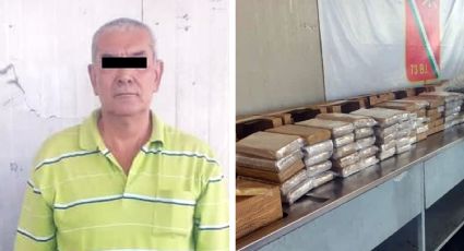 Capturan a chofer de tráiler en carretera de Sonora; transportaba 174 kilos de cocaína