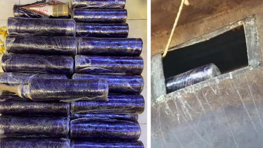 Descubren droga oculta en vagón de tren en Nogales; aseguran 51 tubos de PVC