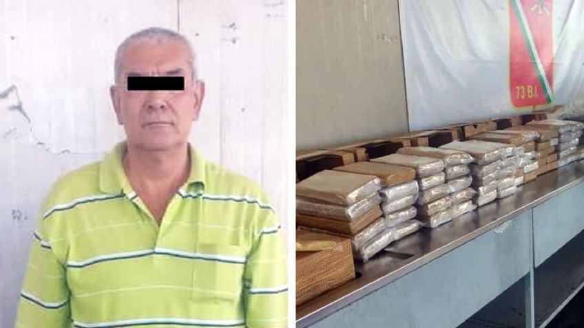 Capturan a chofer de tráiler en carretera de Sonora; transportaba 174 kilos de cocaína