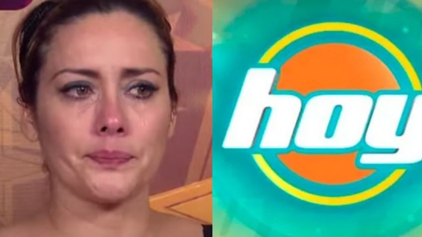 Adiós 'VLA': Tras perder exclusividad en Televisa, conductora se une a 'Hoy' y se ahoga en llanto
