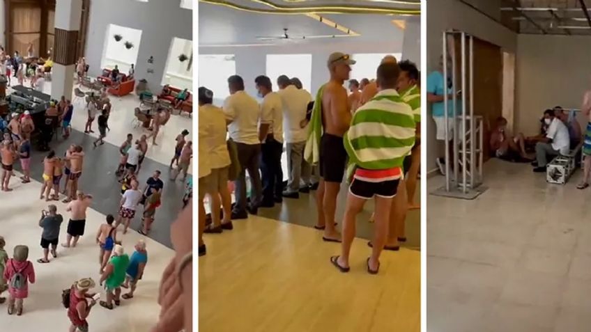 VIDEO: Se registra ataque armado en playa de Quintana Roo; turistas se resguardan en hotel