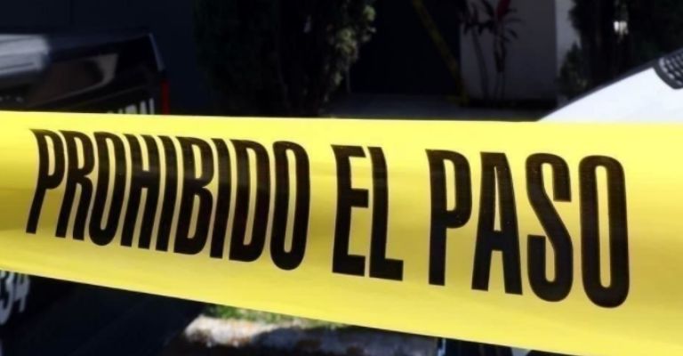 Acordonan el sitio del crimen