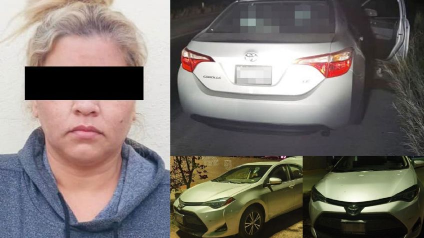 Recuperan en Navojoa automóvil con reporte de robo en Quintana Roo; hay una mujer detenida