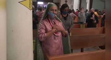 Guadalupe Arellanes cumple su promesa a la Virgen de Guadalupe en Navojoa