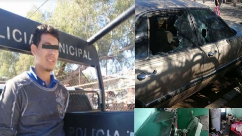 Hermosillo: Marcelino 'N' es detenido por agresión a su pareja y provocar daños en su vivienda