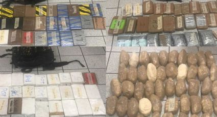 Golpe al crimen: Localizan 146 kilos de drogas en el tramo carretero Hermosillo-Nogales