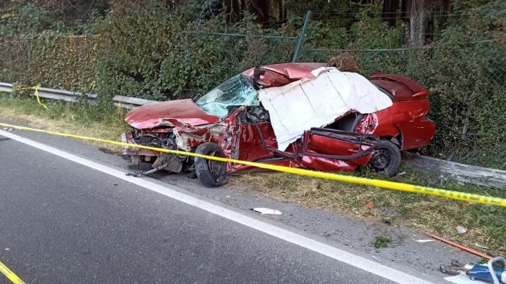 Precaución: Fuerte colisión en la México-Toluca deja 2 víctimas mortales y personas heridas