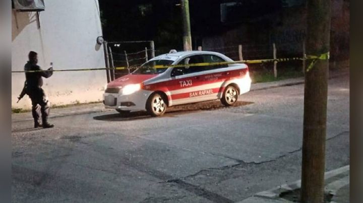 Balas en Veracruz: Sujetos armados le quitan la vida a un taxista al llegar a su sitio