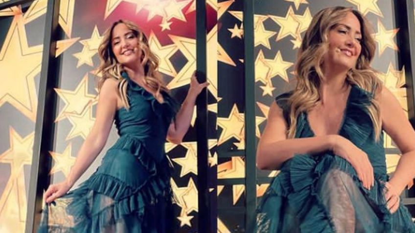 Andrea Legarreta se adelanta a la Navidad y paraliza Televisa al lucir encantador atuendo rojo