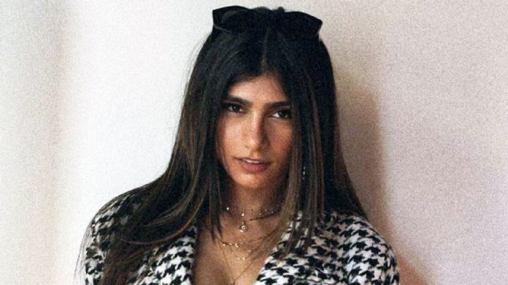 Tras confirmar noviazgo con cantante latino, Mia Khalifa impacta con mini bañador café