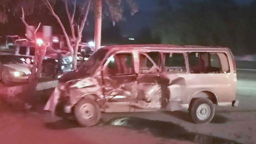 Accidente carretero entre dos vehículos deja 18 lesionados en la costa de Hermosillo