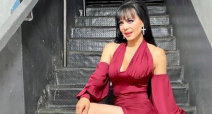 Maribel Guardia alegra la Navidad y derrite a Televisa al lucir cinturita con atractivo vestido