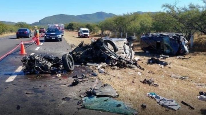 Brutal accidente en autopista de San Luis Potosí deja 2 víctimas mortales y varios heridos