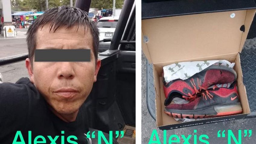 Alexis 'N' quiso huir con tenis de una tienda en el centro de Hermosillo, pero fue atrapado